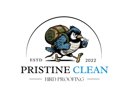 Blue bird character representing pristine cleaning solutions